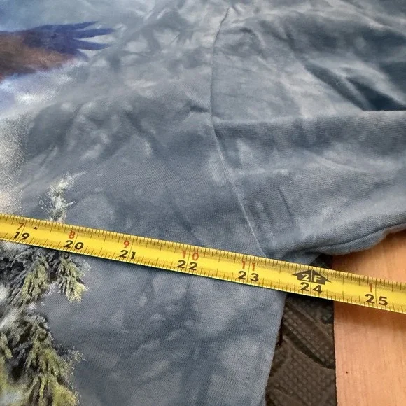 Vintage 90s The Mountain Native American Men Size XL Made USA Eagle Indian Women - Picture 7 of 8